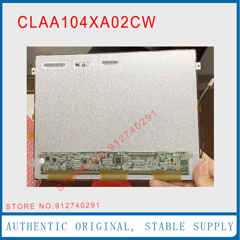 CPT LCD 디스플레이 스크린 패널 CLAA104XA02CW 10.4 인치 CLAA104XA01CW 1024x768