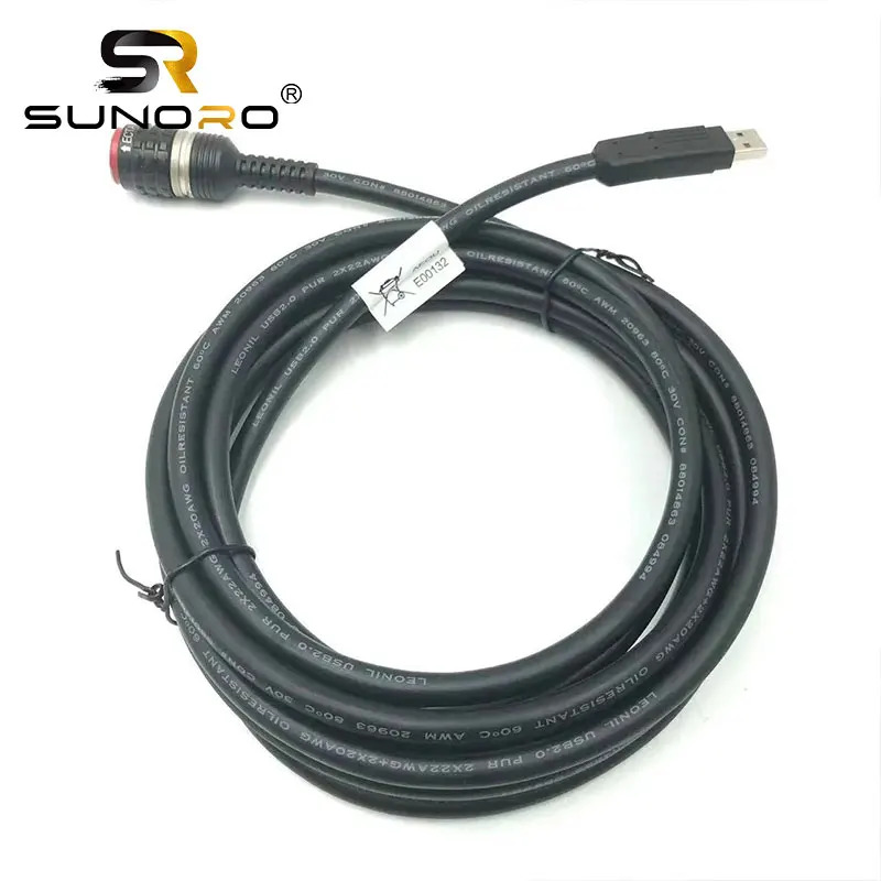SUNORO 88890305 트럭 진단 케이블 볼보호환 자동차 진단OEM USB로 노트북 연결