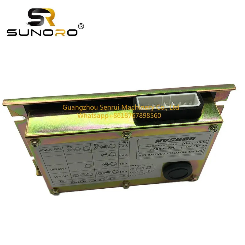 SUNORO DH150-7 DH225-7 굴삭기 모니터 컨트롤러 ECU 가속 539-00048G 543-00055A 543-00074