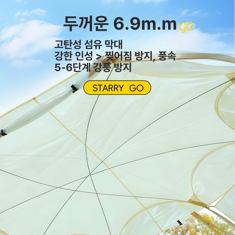 야외 투명 돔텐트 쉘터 PVC 비닐 그늘막 우중 방수 캠핑용 - 상세 이미지 3
