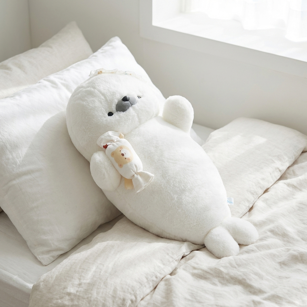 물개인형 하프물범 국민 애착 수달 인형 70cm - 상세 이미지 3