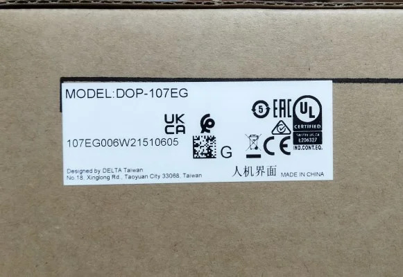 DOP-107WV DOP-107EV DOP-107CV DOP-107EG 오리지널 델타 터치 스크린 신