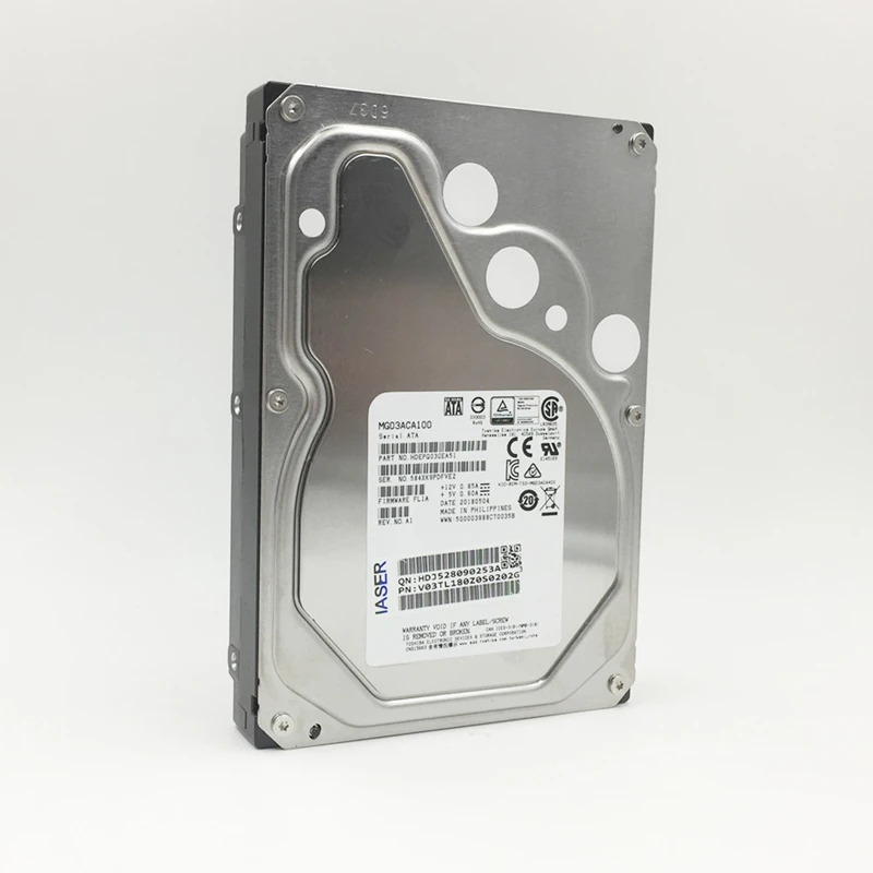 Toshiba 1TB 3.5 7.2K SATA 6 Gb/s 64MB 7200RPM 새 원본 HDD MG03ACA100 엔터프라이즈 내장 용