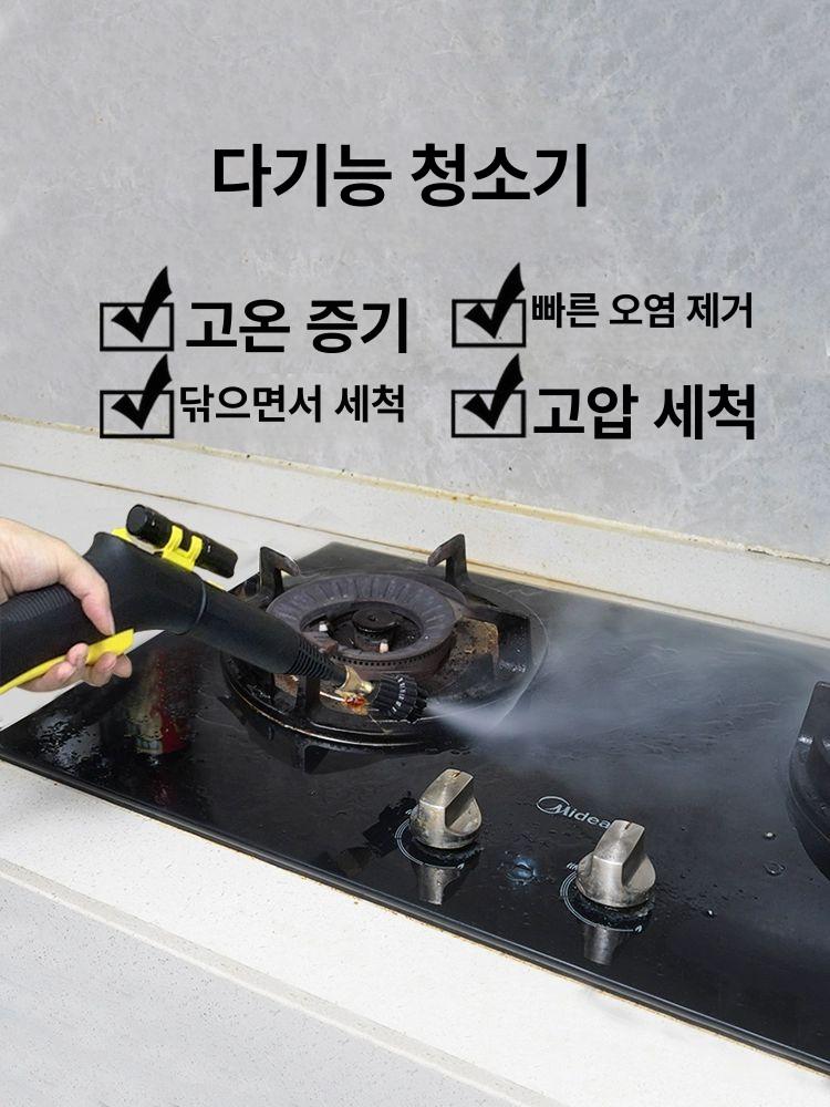 최신형 핸디스팀청소기 살균 업소용 세척기 스팀분사기 고온 가정 고압스팀기 차량 - 상세 이미지 2