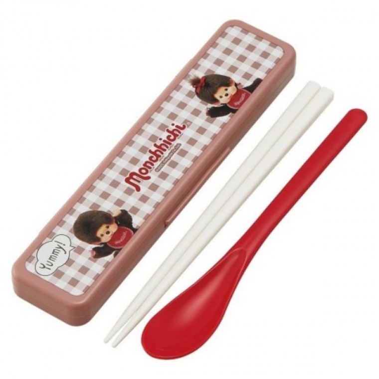 도모아 세키구치 몬치치 오리지널 젓가락수저 콤비세트 18cm - 상품 이미지