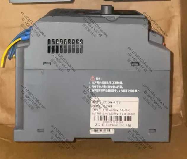 주파수 변환기 ZQ100M-R75G1-B ZQ100M-R75G1 0.75KW 220V 리퍼 완료