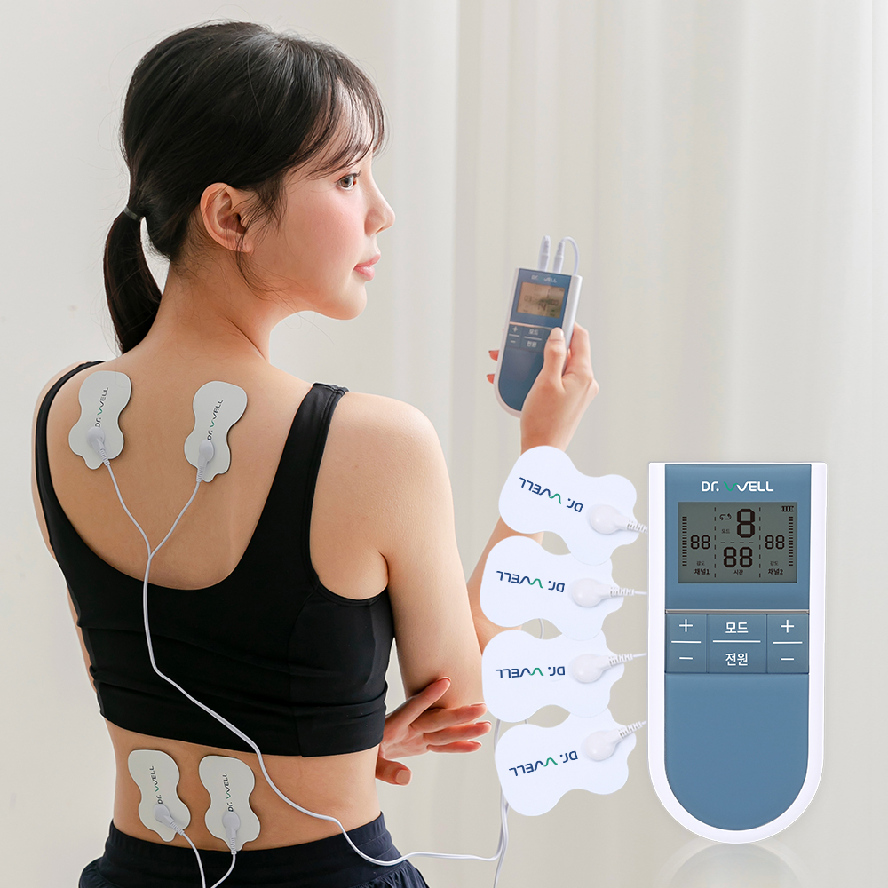 닥터웰 EMS 저주파 마사지기 DR-470 효율적 공간 활용과 간편 보관을 원하는 늦은 퇴근 직장인에 적합한 선택