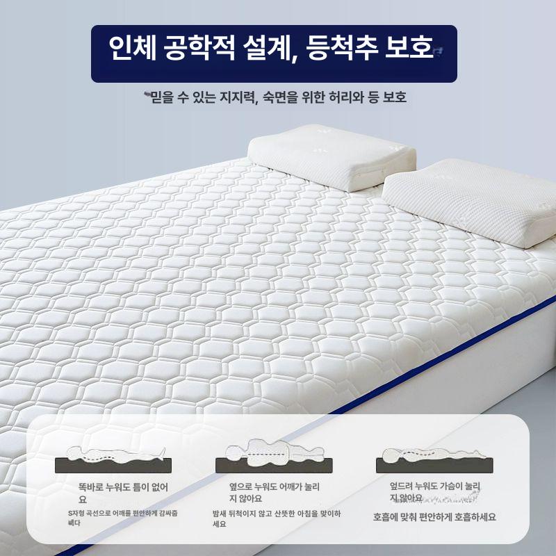 메모리폼 토퍼 매트리스 숙면패드 자취방 1인용 수면매트 푹신한 - 상세 이미지 3