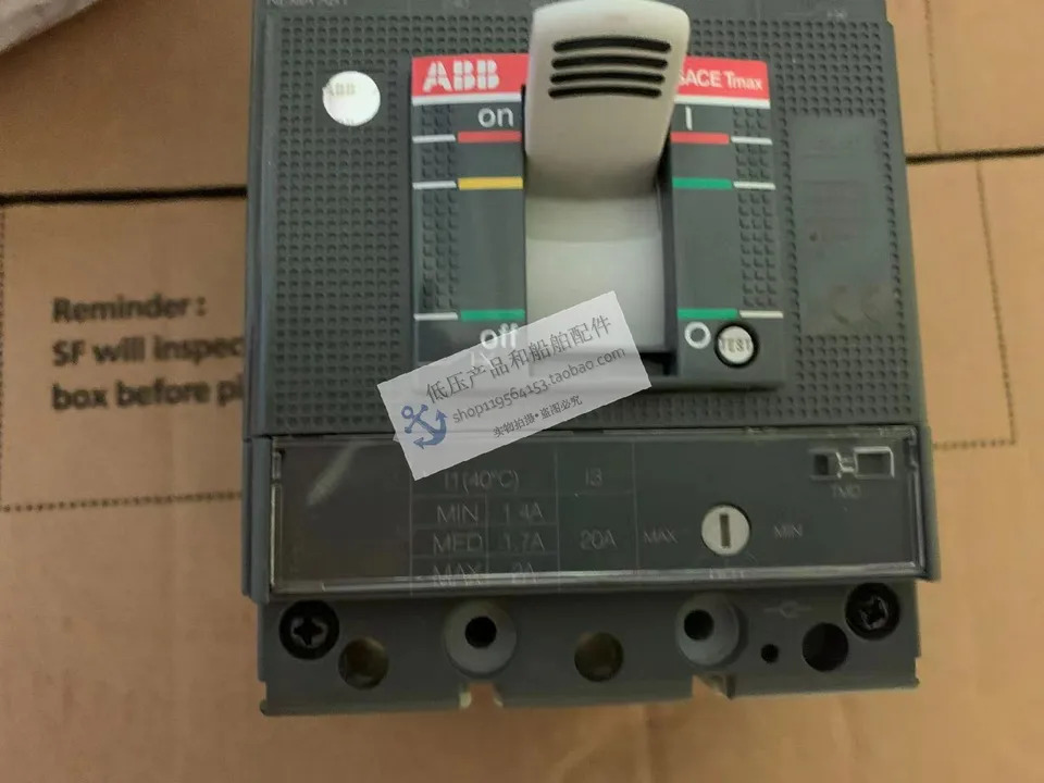 오리지널 ABB 플라스틱 케이스 스위치 XT 시리즈 XT2S160x 2-20 FF 3P 고정 신