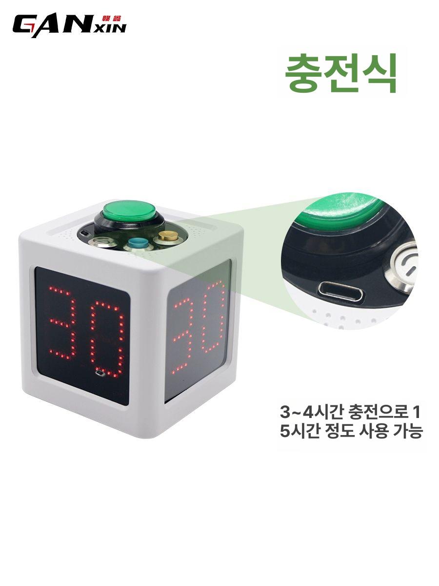 텍사스 타이머 스톱워치 카지노 배터리형 전자 경기 보드게임 디지털 대회 스포츠 - 상세 이미지 5