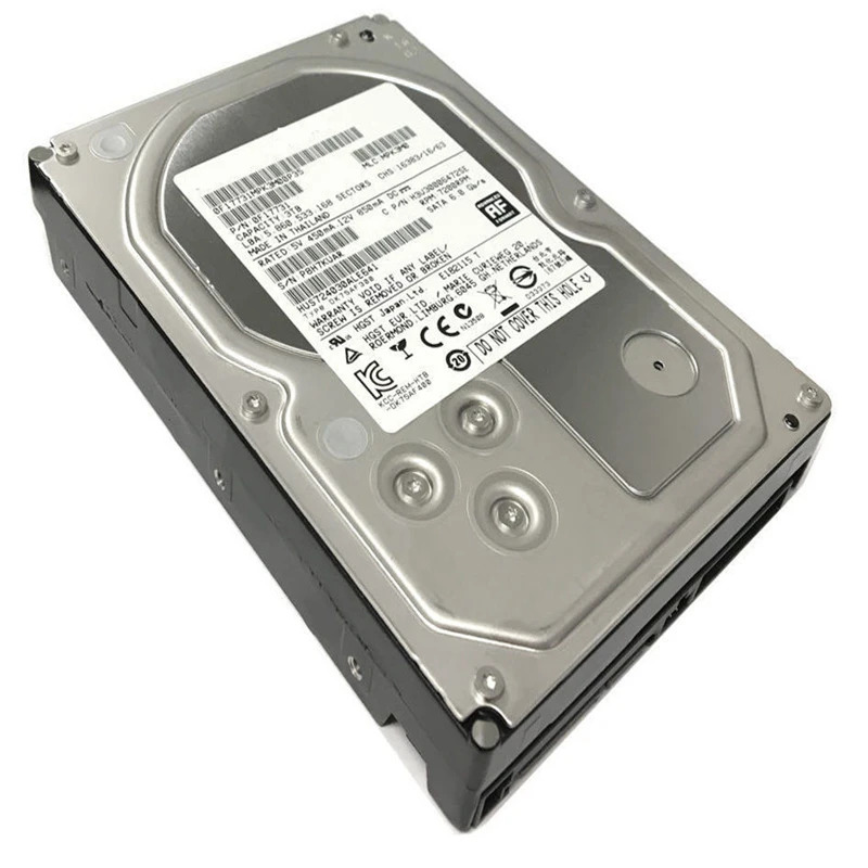 Hgst 4TB 3.5 인치 7K4 SATA 6 Gb/s 64MB 7200RPM 엔터프라이즈 HDD HUS724040ALE641 내부 신