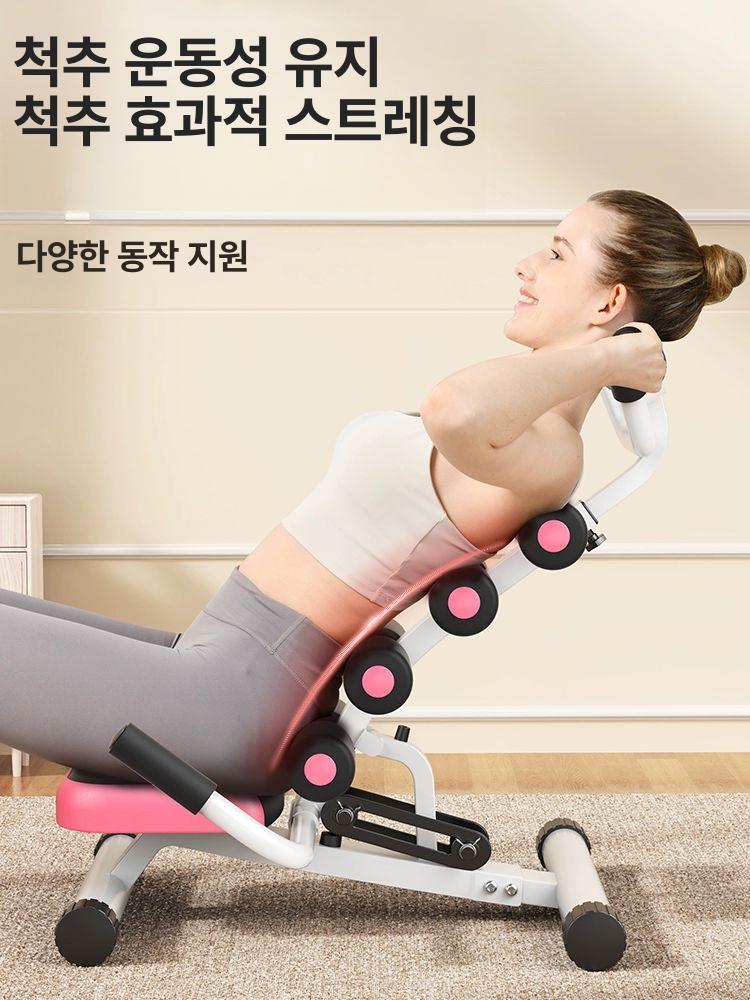허리강화 헬스기구 다기능 피트니스 근력 실내 복근 가정용 복부 조절 - 상세 이미지 2