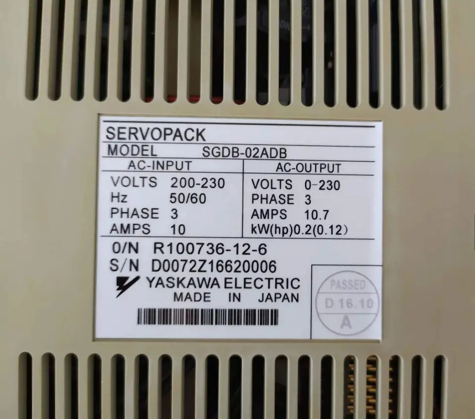 SGDB-02ADB 서보 드라이브 SGDB 02ADB 신