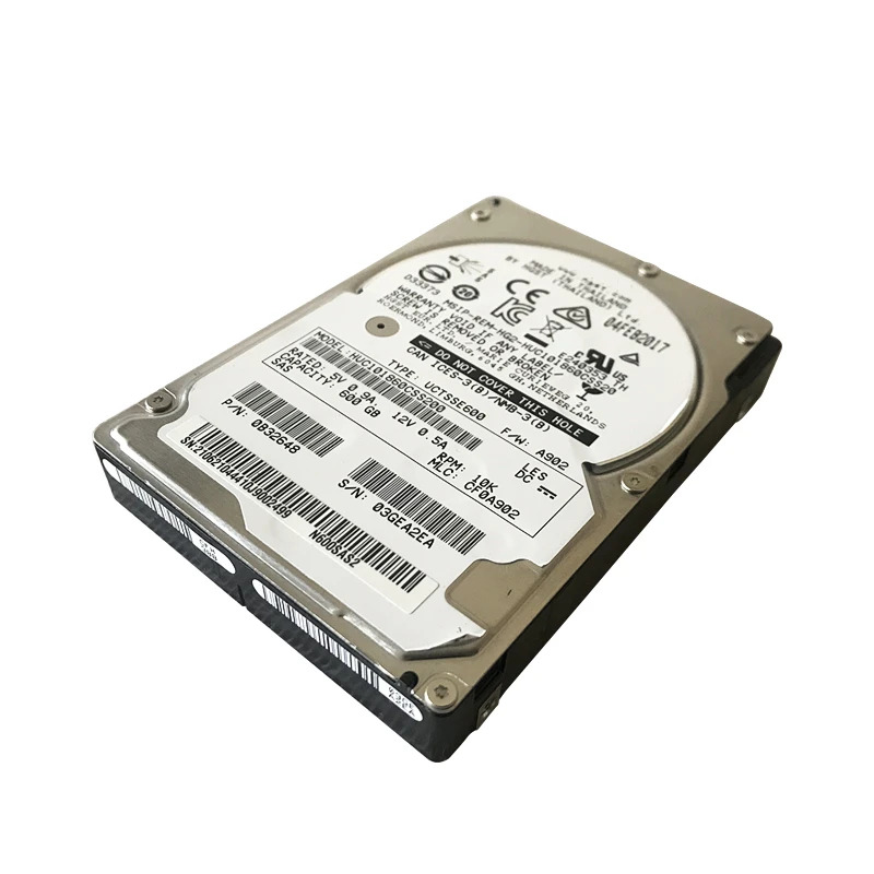 내부 하드 오리지널 HDD Hgst 600GB 2.5 인치 SAS 12 Gb/s 128MB 10K 엔터프라이즈 HUC101860CSS200 신