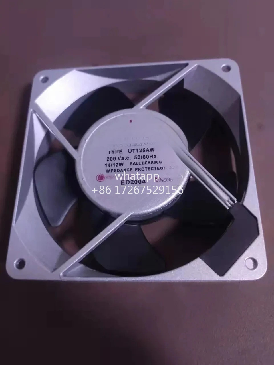 팬 UT125AW 200V AC 14/12W 120x120x25mm 알루미늄프레임