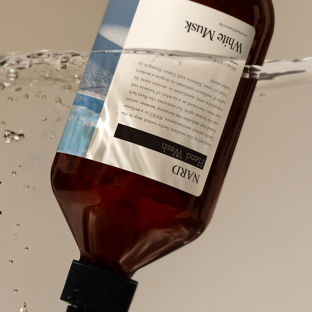 [2개입] 나드 리프레쉬 퍼퓸드 핸드워시 500ml 화이트머스크/베이비파우더향 이미지 4