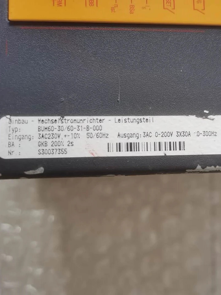BAUMULER 드라이버 BUM 포장 BUM60-A-SM-0110-B 60 - 30/60-31 B 000