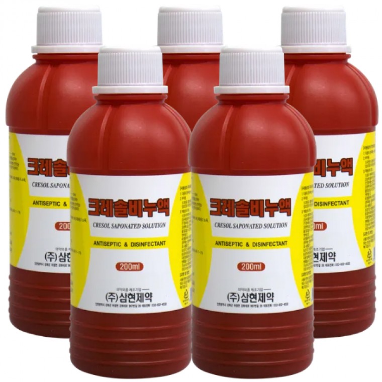 도모아 삼현 크레솔 비누액 200ml 5개 크레졸 소독 야생동물 퇴치 - 상품 이미지