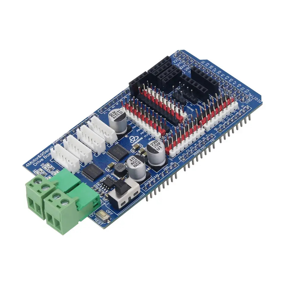 MEGA2560 메카넘 휠DC 모터 드라이버 보드 암 확장보드 4-CH