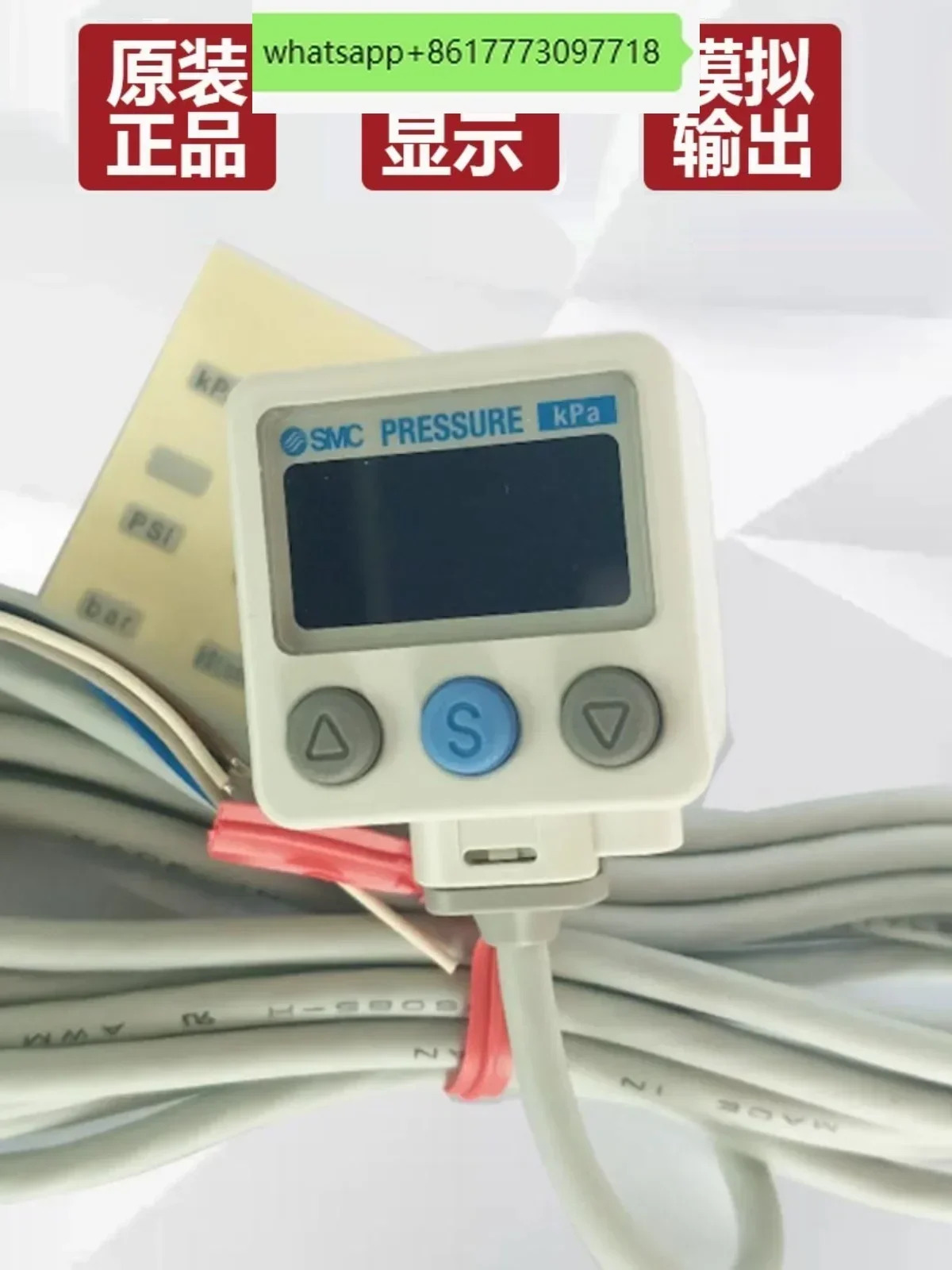 공압식 디지털 정밀 압력 스위치 SMC 센서 ZSE40A/ISE40A/ZSE40AF-01-R-S-T