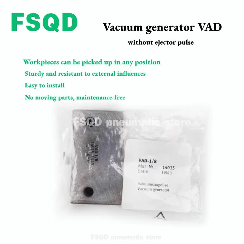 VAD-M5 VAD-1/8 VAD-1/4 VAD-3/8 VAD-1/4-SA VAD-ME-1/8 VAD-ME-I-1/4-SA 진공 발생기 VAD 공압 공구