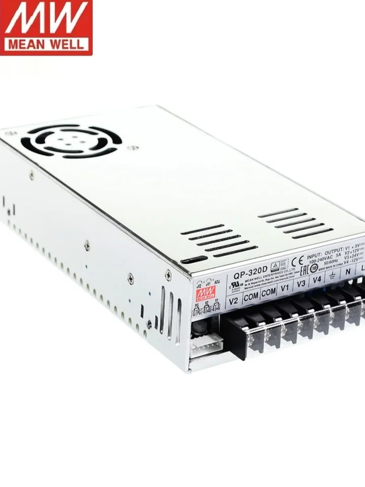 대만 Mingwei QP-320D/320F 320W 4방향 스위칭 전원공급장치 5V24V 플러스 마이너스 12V15V