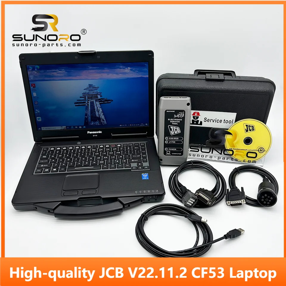 2024 JCB V22.11.2 진단 스캐너 도구 CF53 노트북 마스터 농업 건설 장비