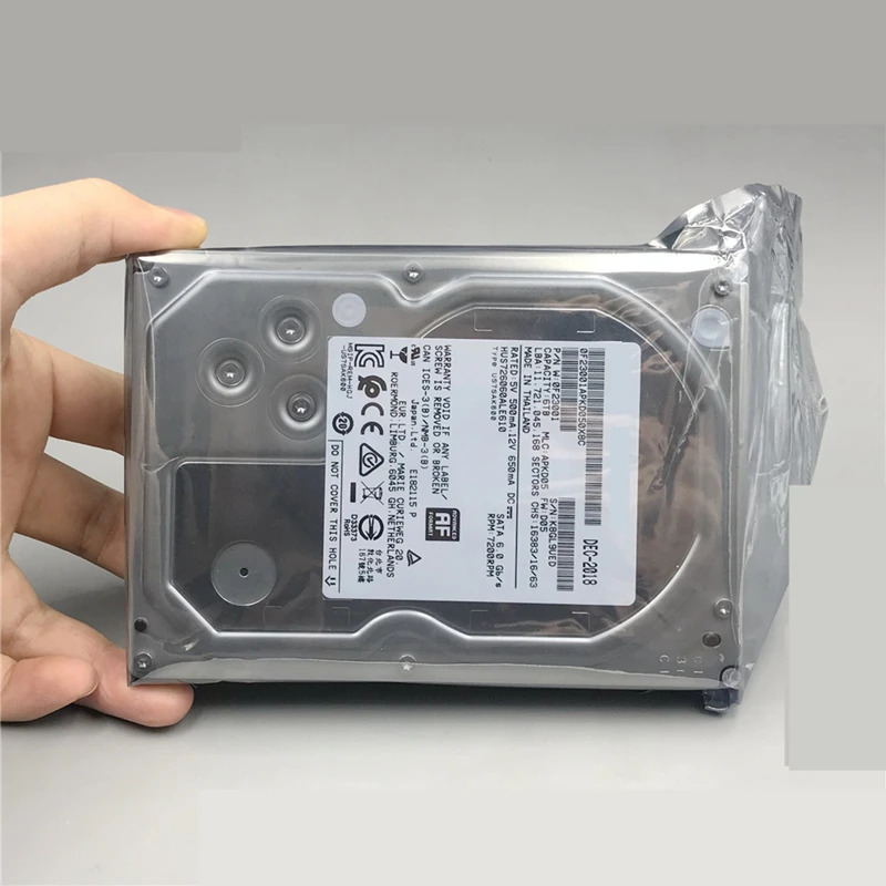 엔터프라이즈 HDD HUS726060ALE610 내장 하드 Hgst 6TB 3.5 SATA 6 Gb/s 128MB 7200RPM 새 원본