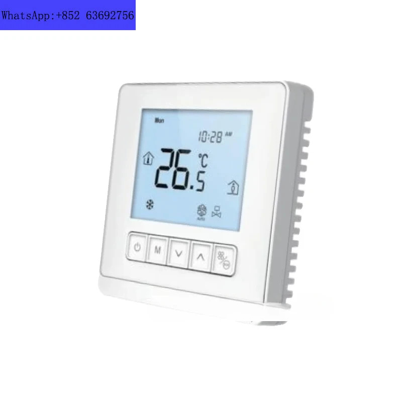 LCD 디스플레이 중앙 에어컨 바닥 난방 온도 조절기 패널 TC700-3A2L TC500-4TSA-WH