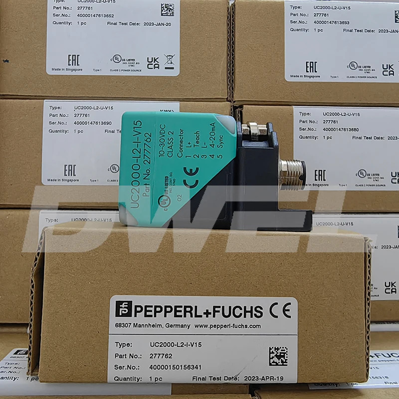 Pepperl Fuchs 초음파 센서 P F UC2000-L2-U-V15 UC2000-L2-I-V15 오리지널 신
