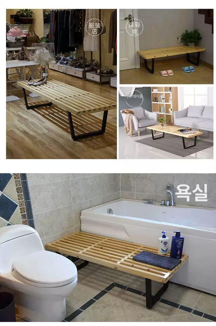 목욕탕 벤치의자 평상 휴식 대기실 체어 라커룸 길이 장의자 좌석 목욕의자 긴 - 상세 이미지 5