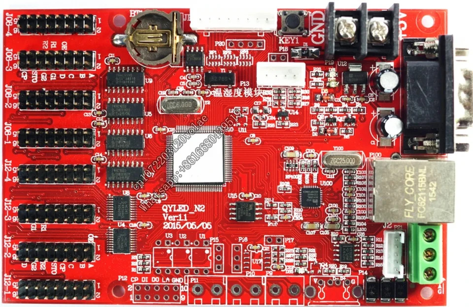 PLC 구성 소프트웨어 MODBUS 제어 네트워크 포트 485 텍스트 LED 디스플레이 보드 칸반 시스템 카드