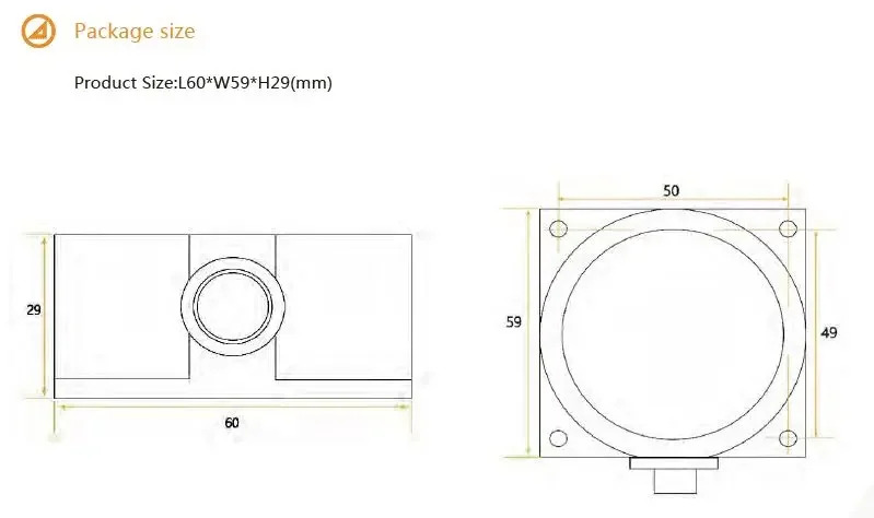 BWSENSING 3D 디지털 나침반 경사계 센서 SEC385 정확도 0.5 도 출력 RS485 RS232 TTL 옵션