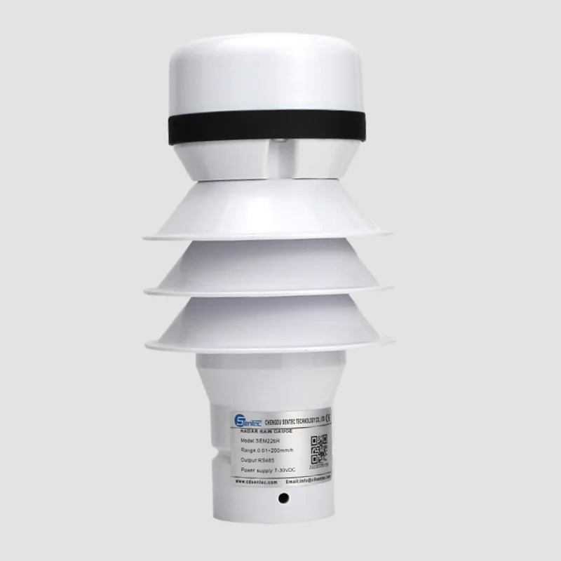 SDI-12 기상 관측소ABS 강우 프리잉 게이지 레이더 0.1mm 레센서