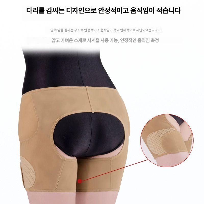 고관절 보호대 여름용 압박 허벅지 스트랩 헬스 의료용 서포트 밴드 패드 복압 견인 - 상세 이미지 4