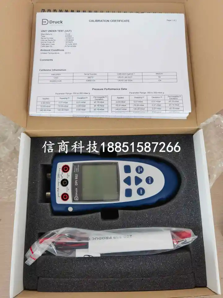 GE DRUCK 압력 표시기 기 DPI802
