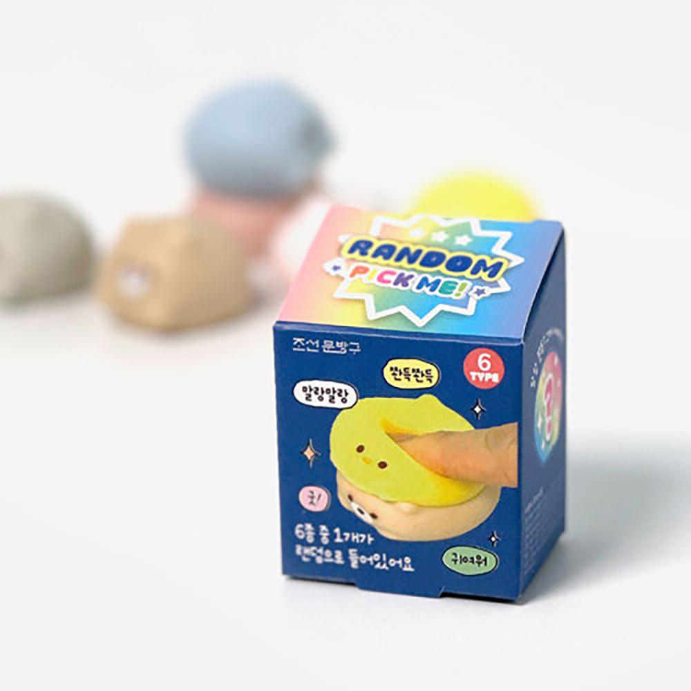 동물 말랑이 촉감놀이 스퀴시 장난감 모찌 스트레스볼 손장난감 애니멀 랜덤뽑기 - 상세 이미지 4
