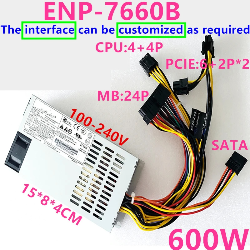 FLEX NAS 강화PSU 소형 1U I M41 35 K39 K49 A4M T34 600W 전원공급장치 ENP 7660B ENP-7660B 신