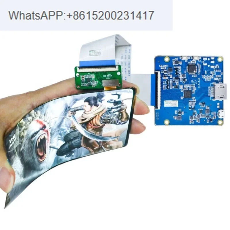 구부릴 수 유연LED LCD OLED 디스플레이 패널 Mipi dsi 인터페이스 컨트롤러 드라이버 보드 6 인치 1080x2160 2k