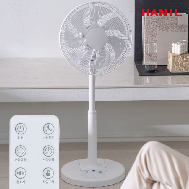 한일 저소음선풍기 리모컨 아기 원룸 조용한 무소음 아기바람선풍기