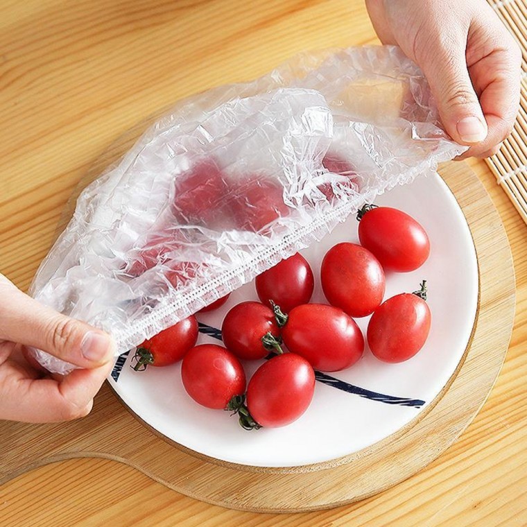 도모아 보관비닐커버70P 비닐봉투 그릇 덮개 랩 주방비닐 - 상품 이미지