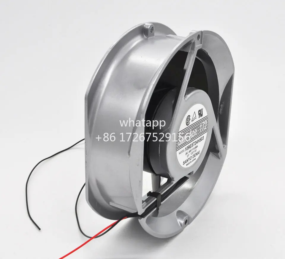 109E5724H503 냉각팬 DC24V 172x150x51MM 2핀 알루미늄프레임 더블