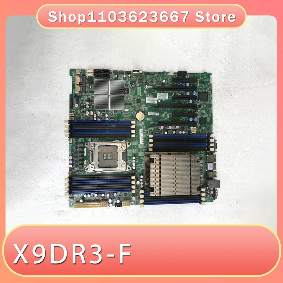마이크로 듀얼 X79 마더보드2011 핀 E5-2680V2 6 카드 X9DR3-F 지원