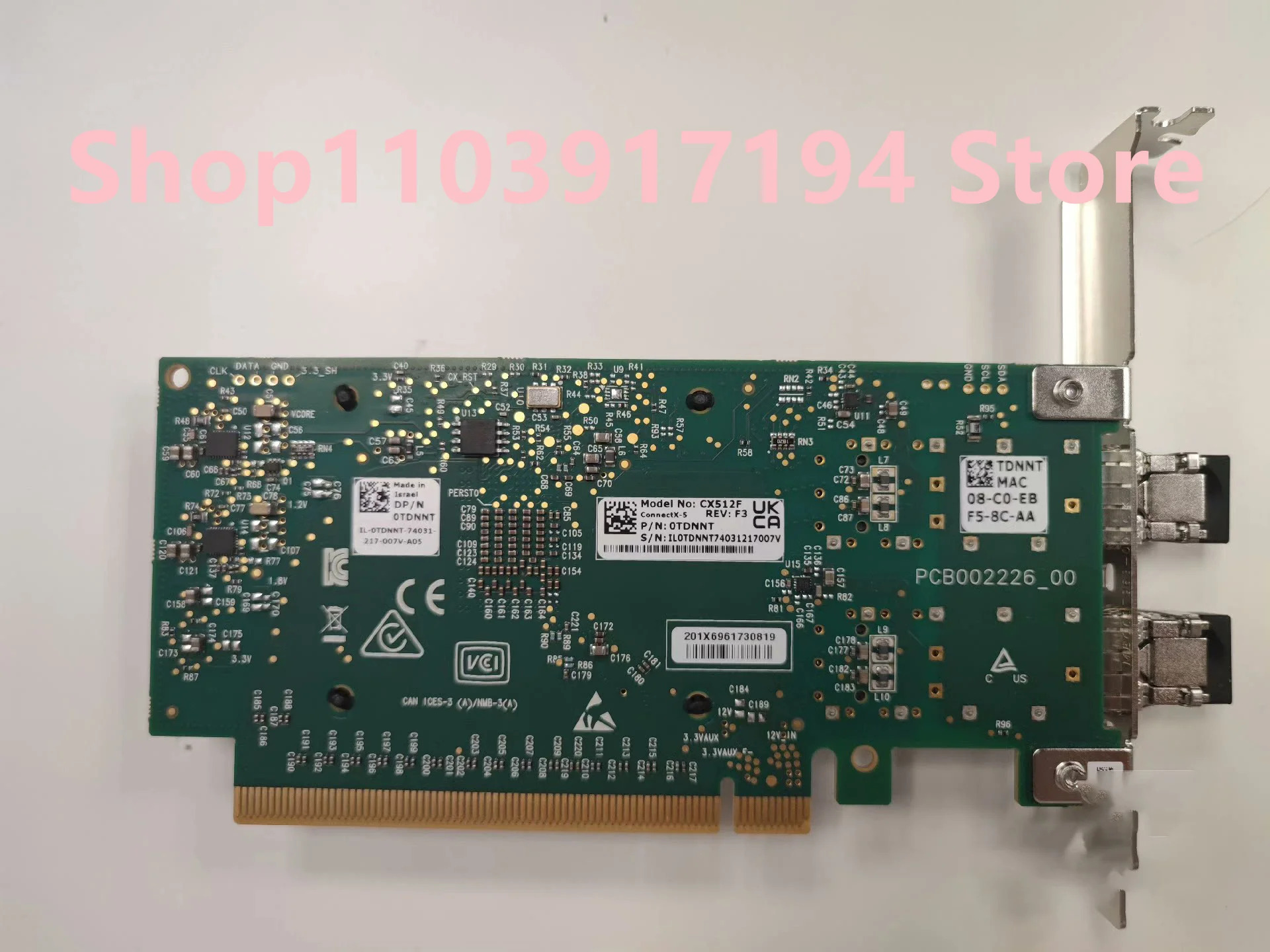 Mellanox CX512F ConnetctX-5 2 포트 25G 네트워크 카드 0TDNNT