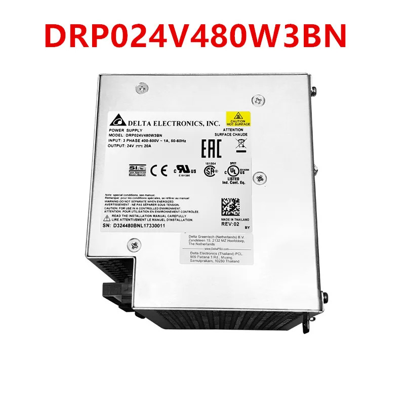 레일 전원공급장치 DELTA 24V 20A 480W DRP024V480W3BN