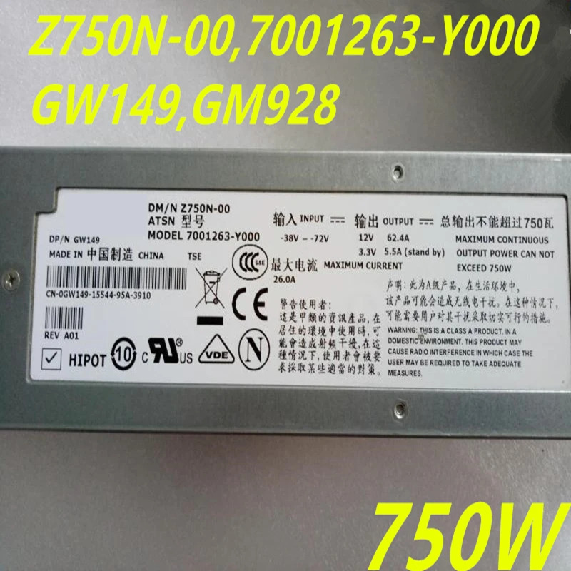 델 전원공급장치 48V PE2950 750W Z750N-00 7001263-Y000 0GW149 0GM호환928 신