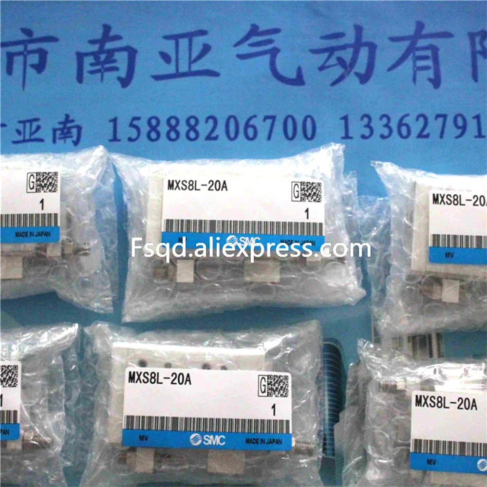 MXS8L-20 MXS8L-50 SMC 슬라이드 가이드 실린더 공압 부품 MXS 시리즈