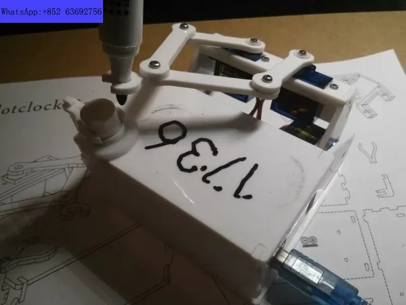 소형 기본 시계 키트 팔형 버전 조립 디버깅 전원 후 Arduino 사준비