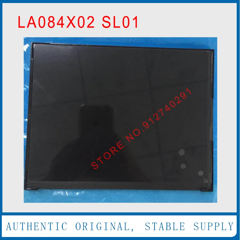 LA084X02-SL01 오리지널 8.4 인치 LA084X02SL01 진정모니터 터치 스크린 디지타이저 없음 자동차 DVD 오디오 시스템용