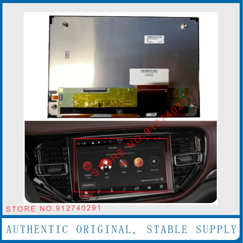 터치 패널 오리지널 LCD 디스플레이 OEM - 닷지호환 듀랑고 68433499AB68433499AC68433499AD 교체10.1 인치